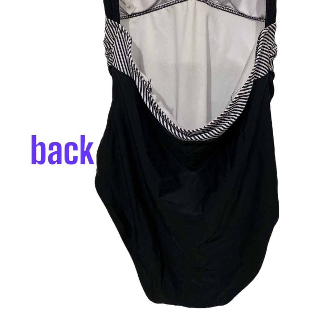 Medium Ruffled beachsissi brand black white converted to halter neck tie strap - Picture 5 of 7